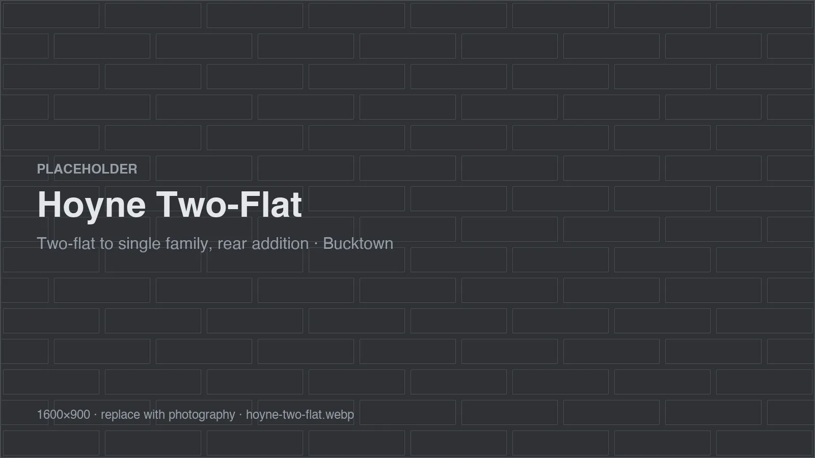 Hoyne Two-Flat — Two-flat to single family, rear addition
