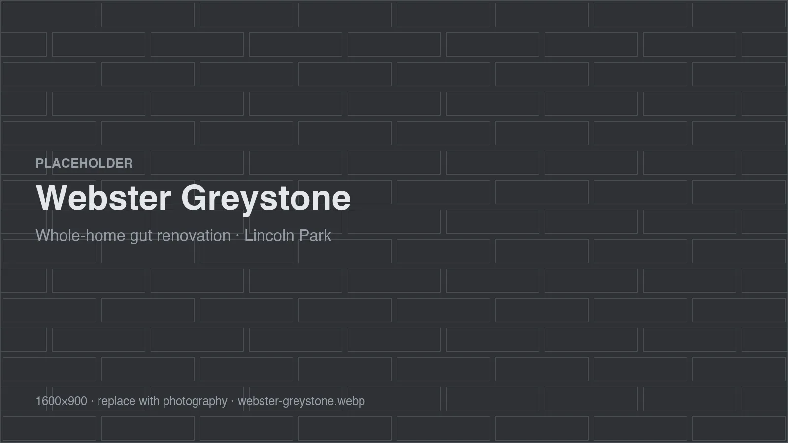 Webster Greystone — Whole-home gut renovation